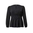 Damen elegante Bluse mit Taillenzug Sovae