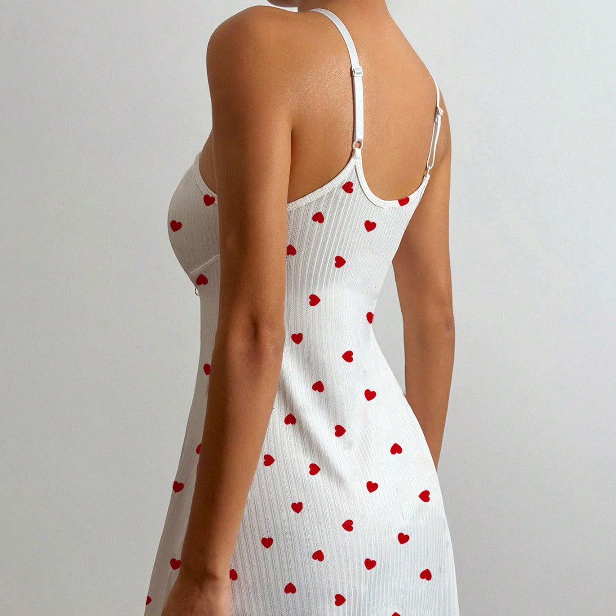 Damen Sommerliches Minikleid mit zartem Erdbeer-Muster Sovae