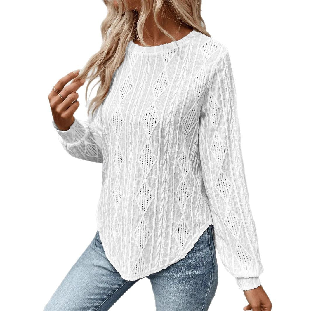 Damen Strickpullover mit strukturiertem Design Sovae