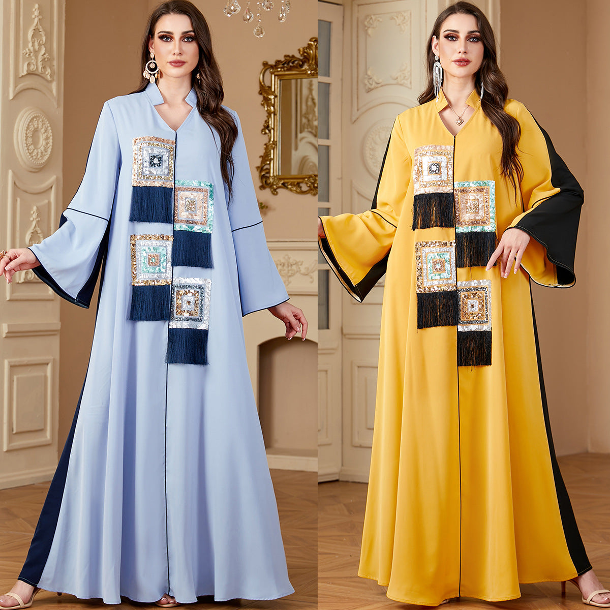 Damen Maxikleid Sovae