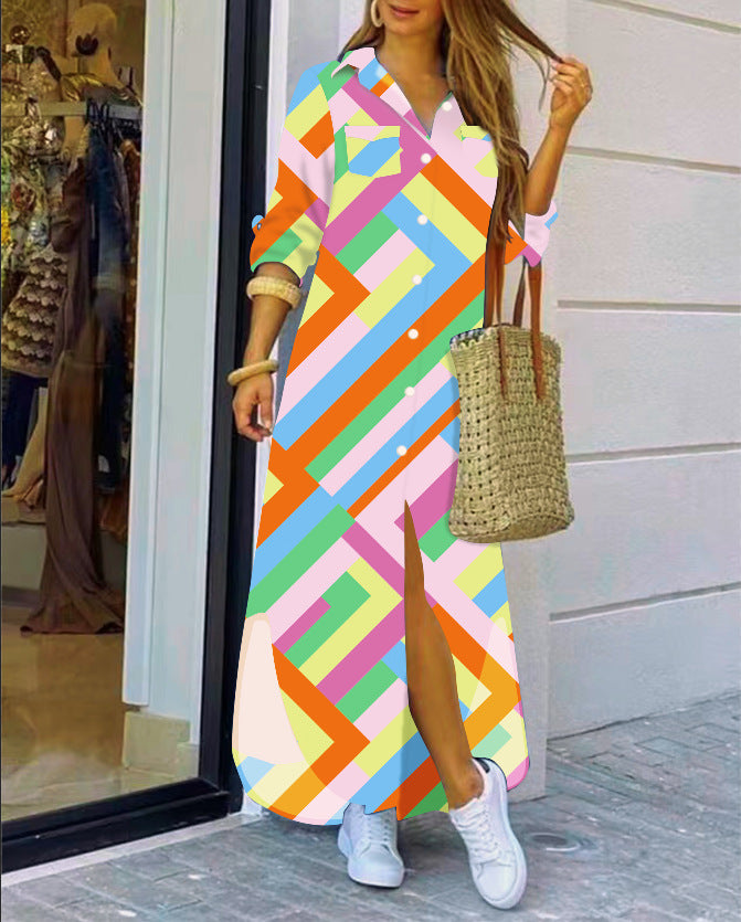 Damen Maxikleid Sovae