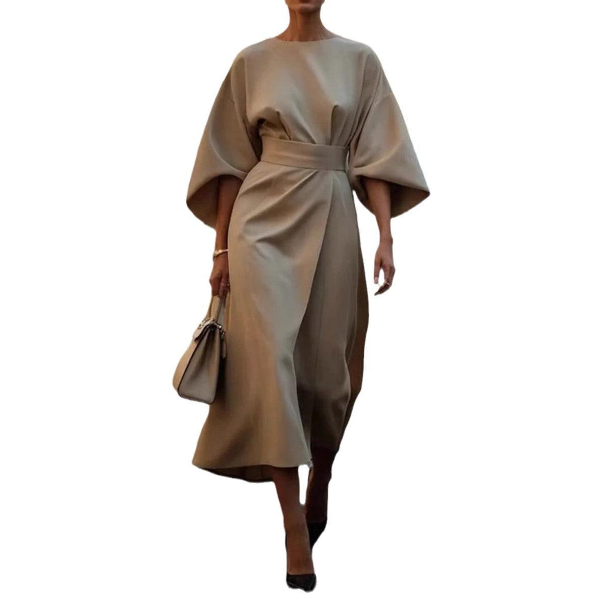 Damen Sommerliche Midi-Kleid Sovae