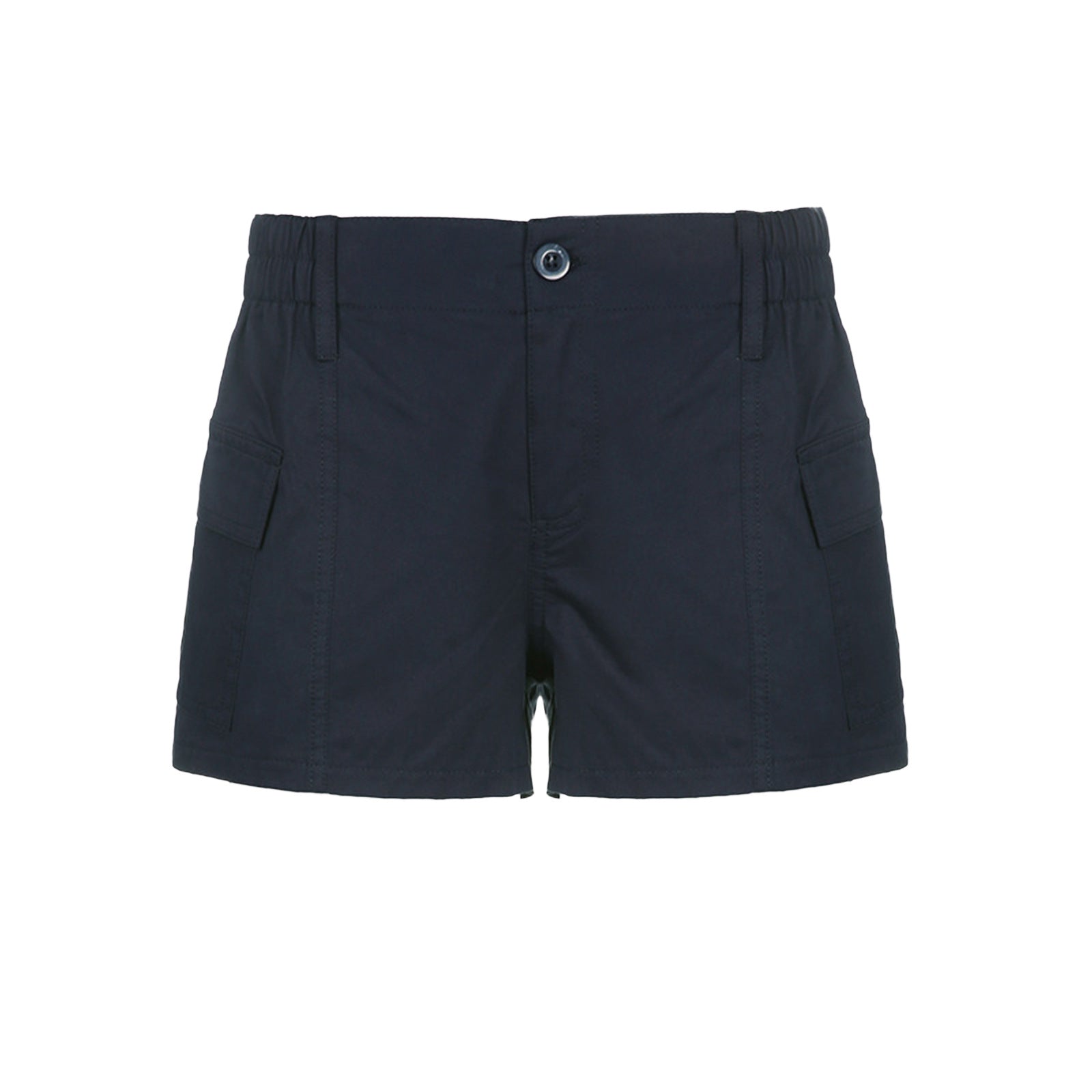 Damen Modische Cargo-Shorts mit elastischem Bund und praktischen Taschen Sovae