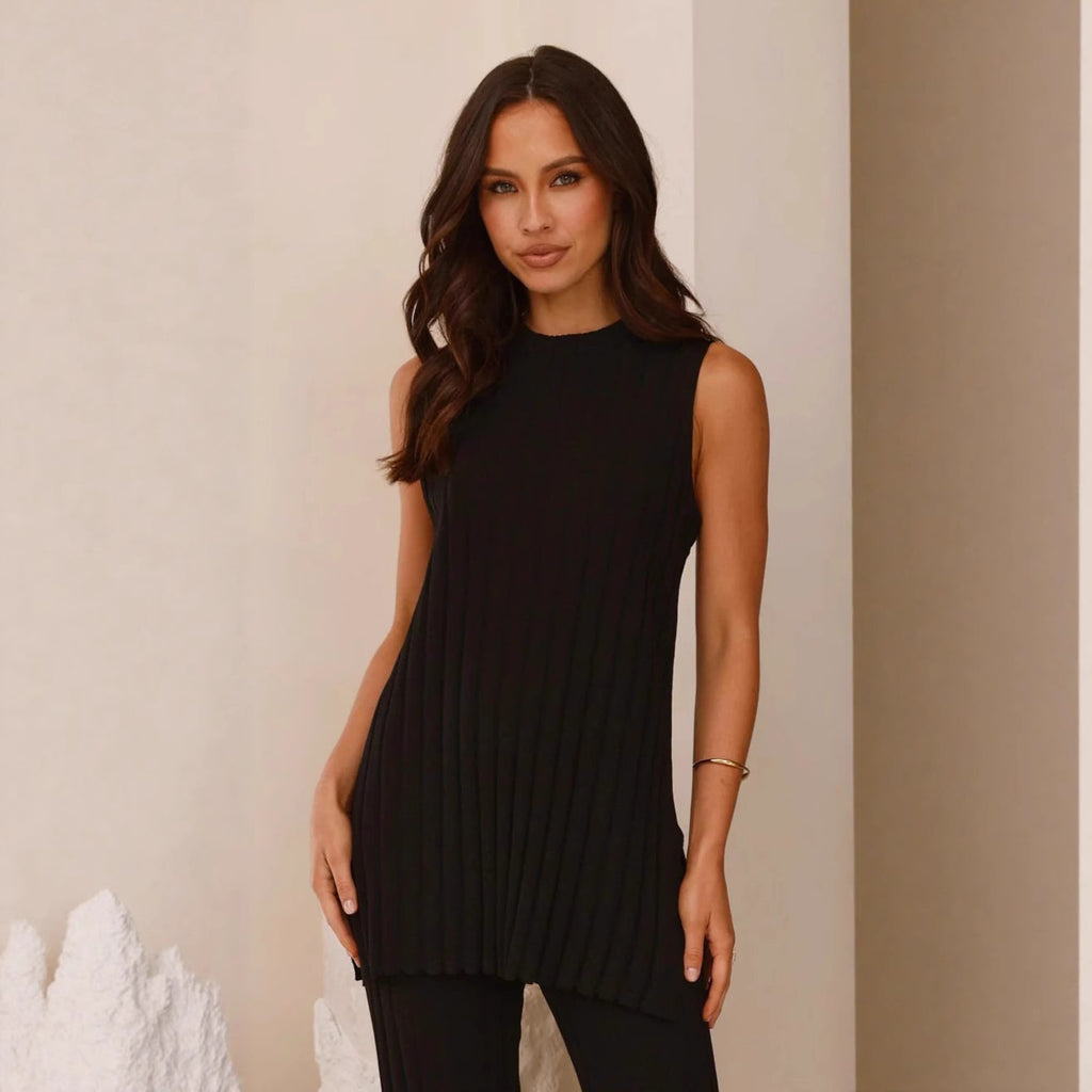 Damen Elegante und bequeme Strickkombination Sovae
