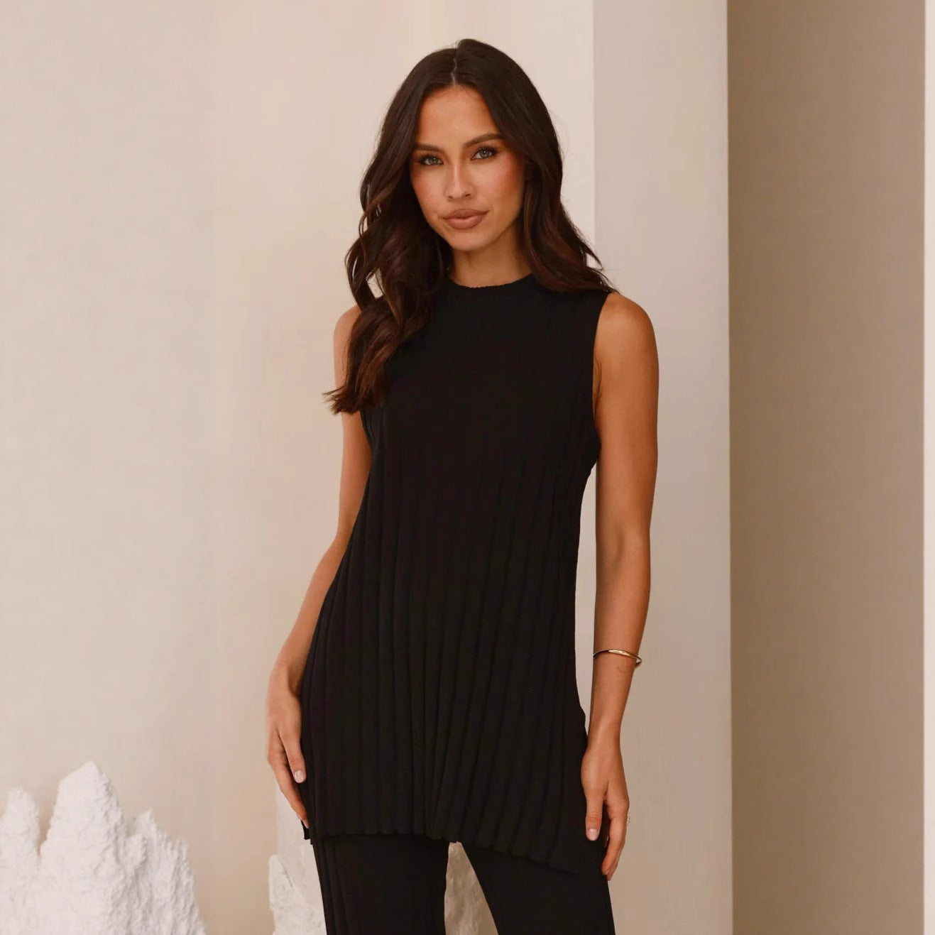 Damen Elegante und bequeme Strickkombination Sovae