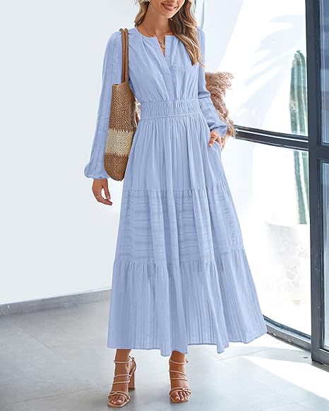 Damen Maxikleid Sovae