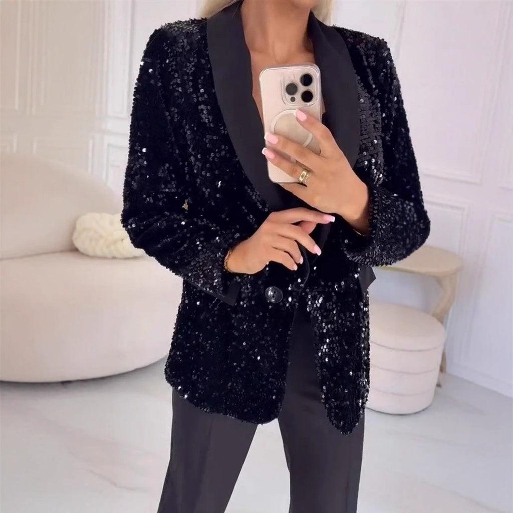 Damen Funktionsblazer mit Pailletten Sovae