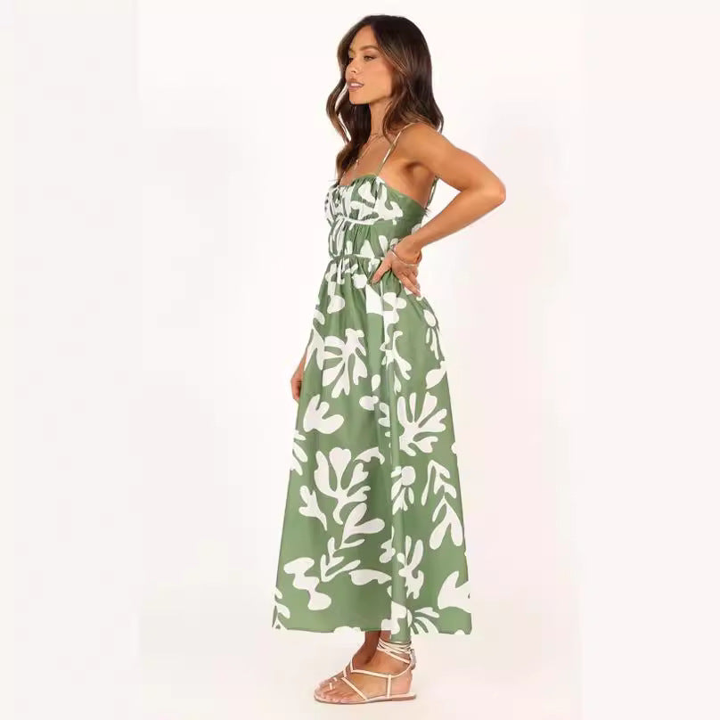 Damen Maxikleid mit anpassbarem Rücken Sovae