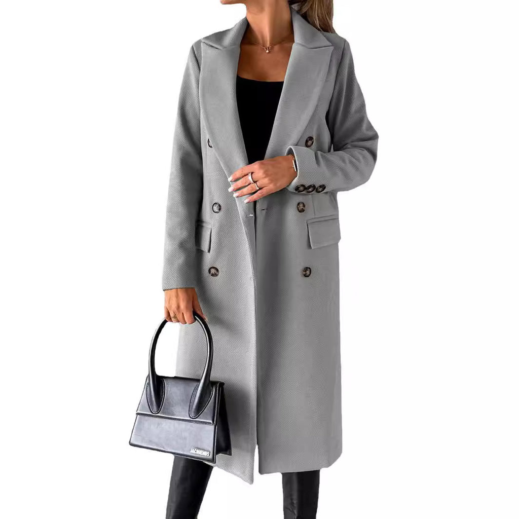 Damen Eleganter und modischer doppelter Blazer Sovae