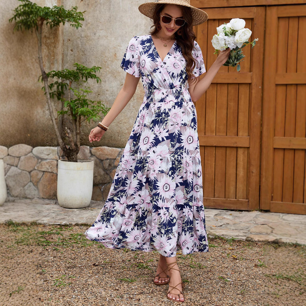 Damen Maxikleid Sovae