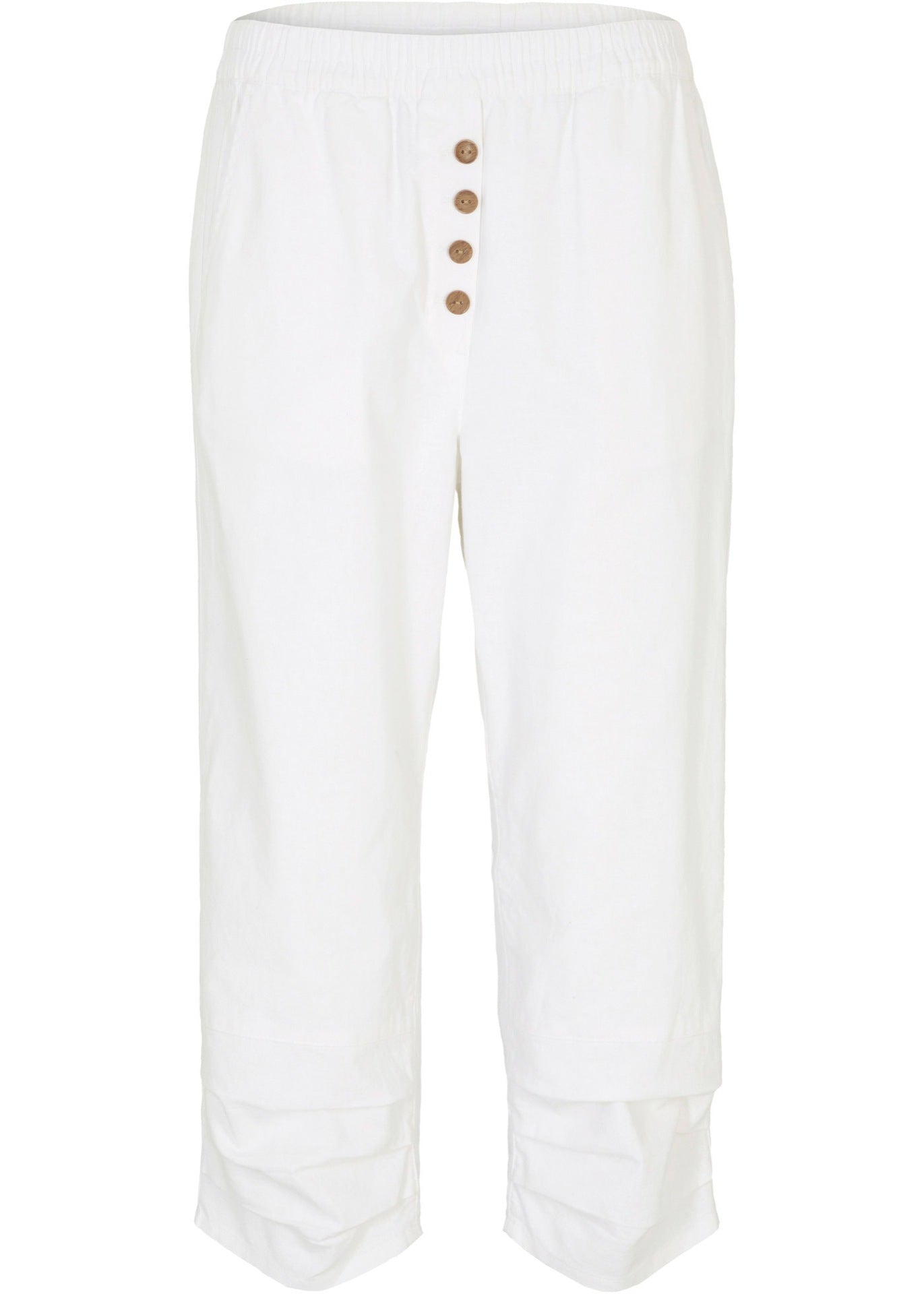 Damen lässige Chinohose mit Knopfdetails Sovae