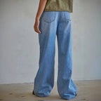 Damen Weit geschnittene Jeans mit hohem Komfort und modernen Details Sovae