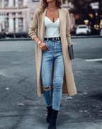 Damen Langstrickjacke Sovae