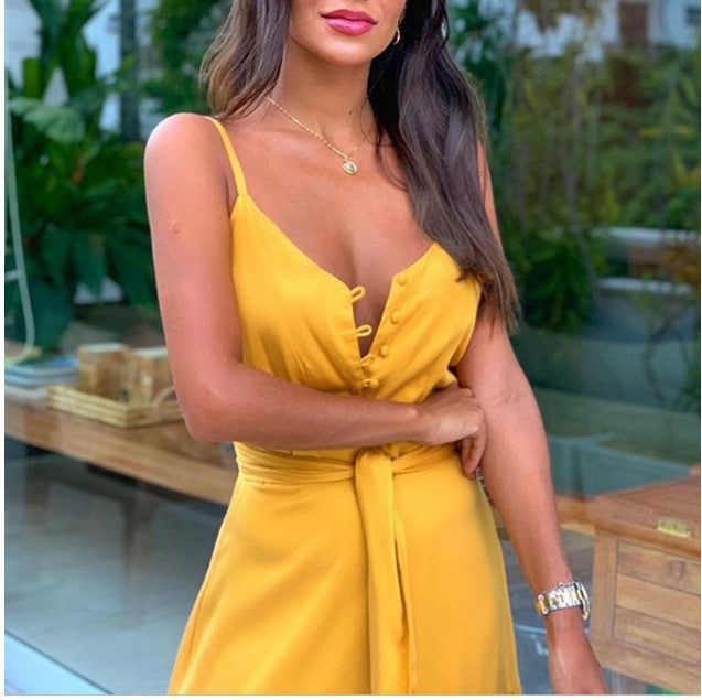 Damen Maxikleid Sovae