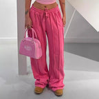 Damen Lässige Freizeithose mit elastischem Bund und schmeichelhaftem Schnitt Sovae