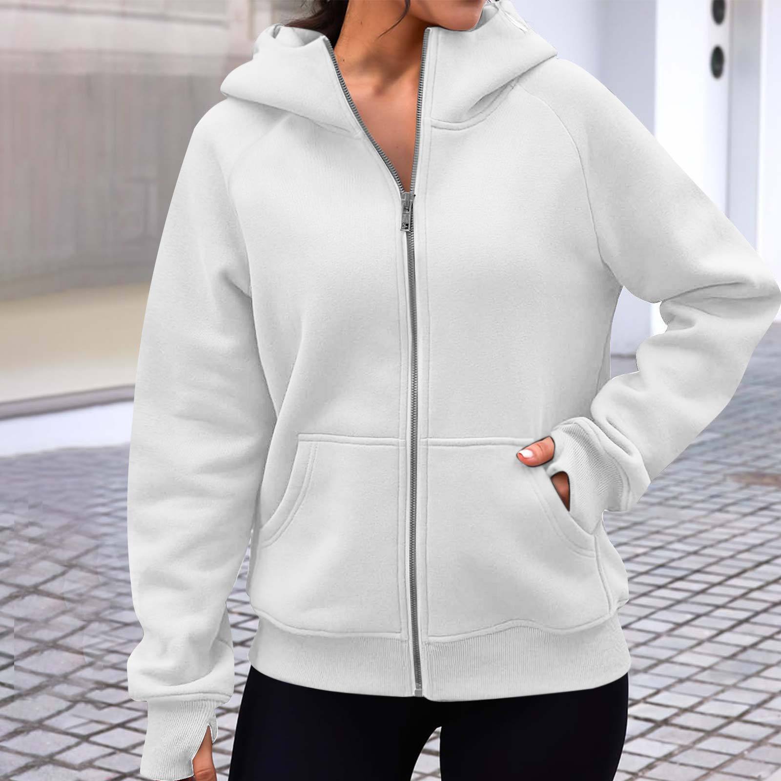 Damen gemütlicher und stilvoller Zip-Hoodie Sovae