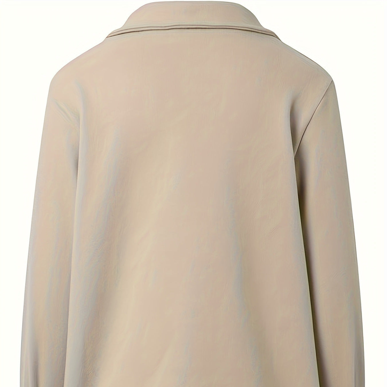 Damen kuschelige Oversized-Jacke mit klassischen Knopfdetails Sovae