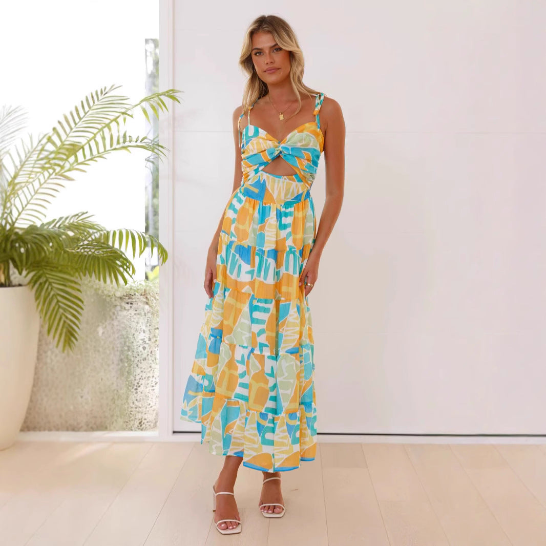 Damen Maxikleid Sovae