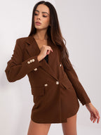 Damen Modisches Blazer-Rock-Set Sovae