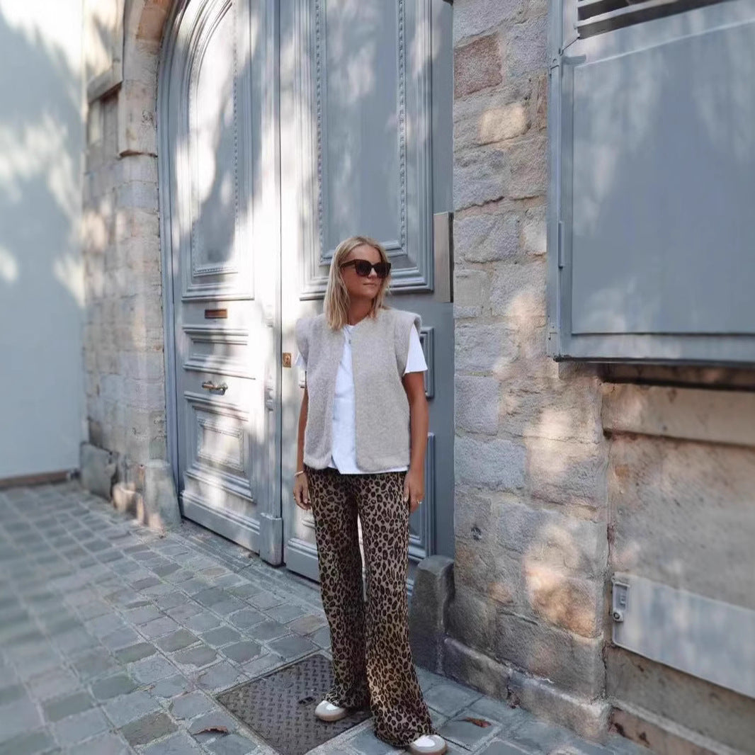 Damen elegante Strickweste Sovae