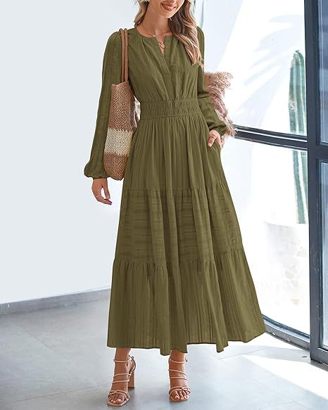 Damen Maxikleid Sovae