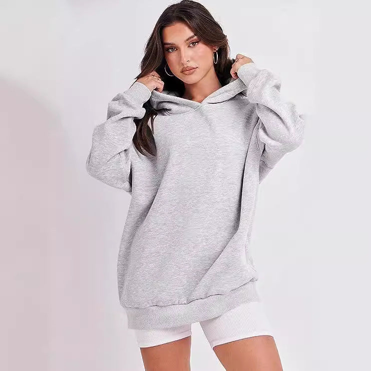 Damen Oversize Kapuzenpullover Sovae