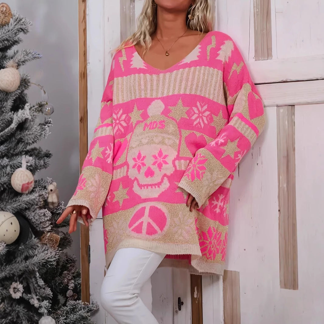 Damen Kuscheliger Oversized-Pullover Sovae
