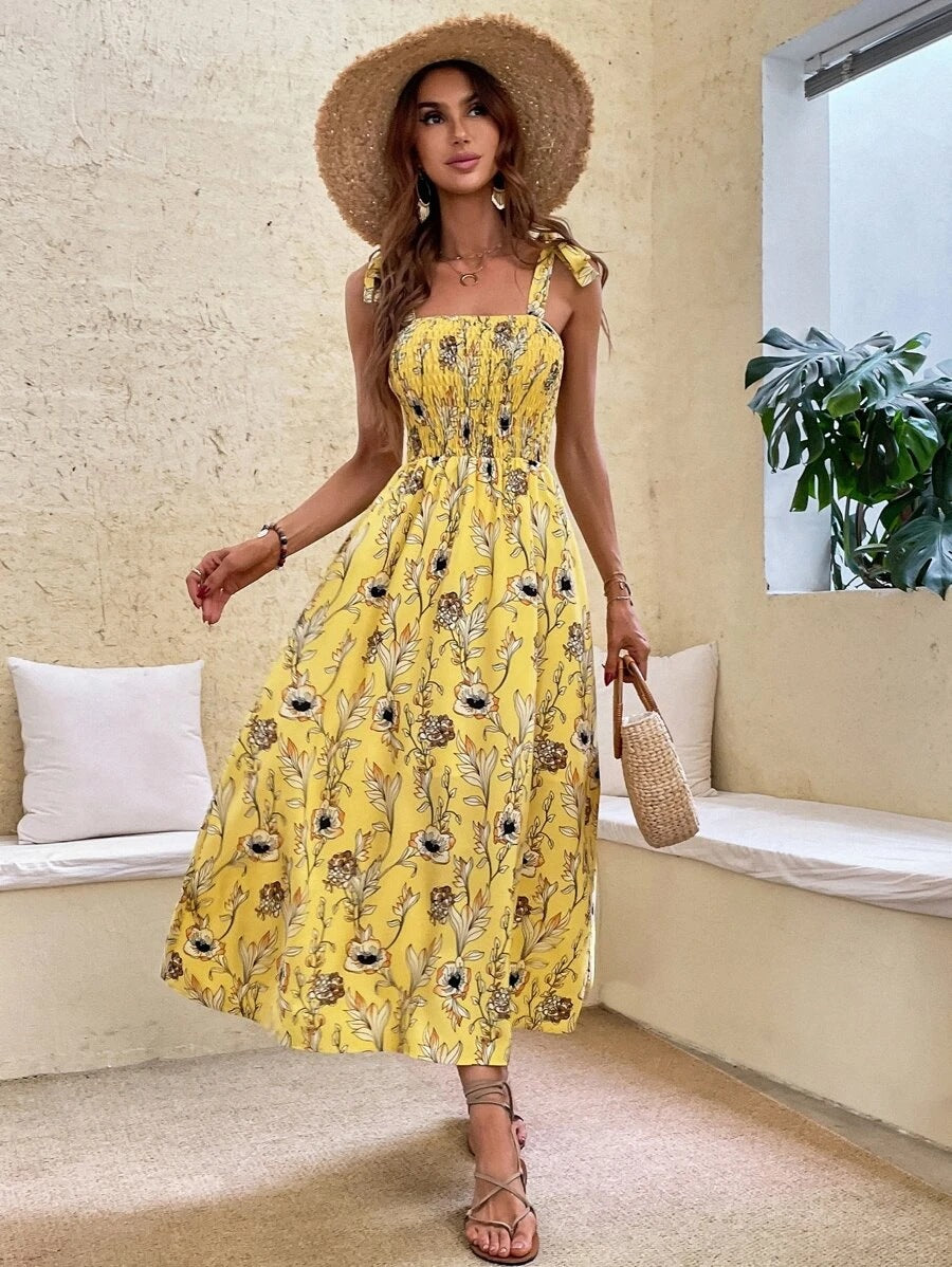Damen Sommerliches Maxikleid Sovae