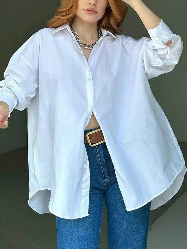 Damen lässige Hemdbluse Sovae