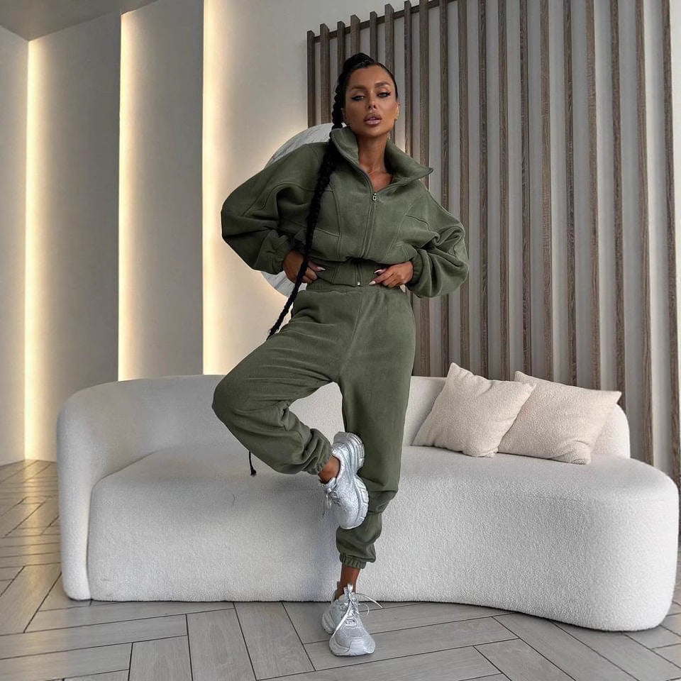 Damen bequemer und modischer Jumpsuit mit tiefem V-Ausschnitt Sovae