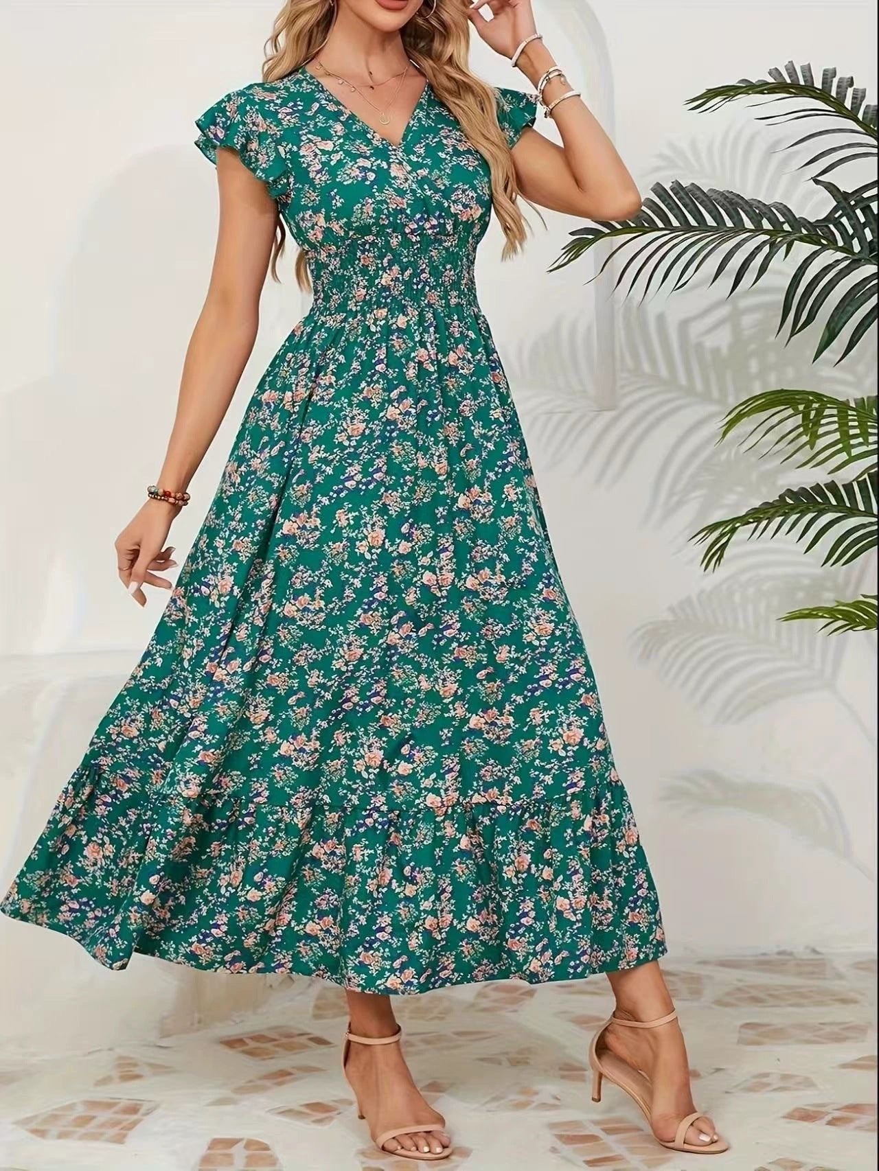 Damen Maxi-Kleid Sovae