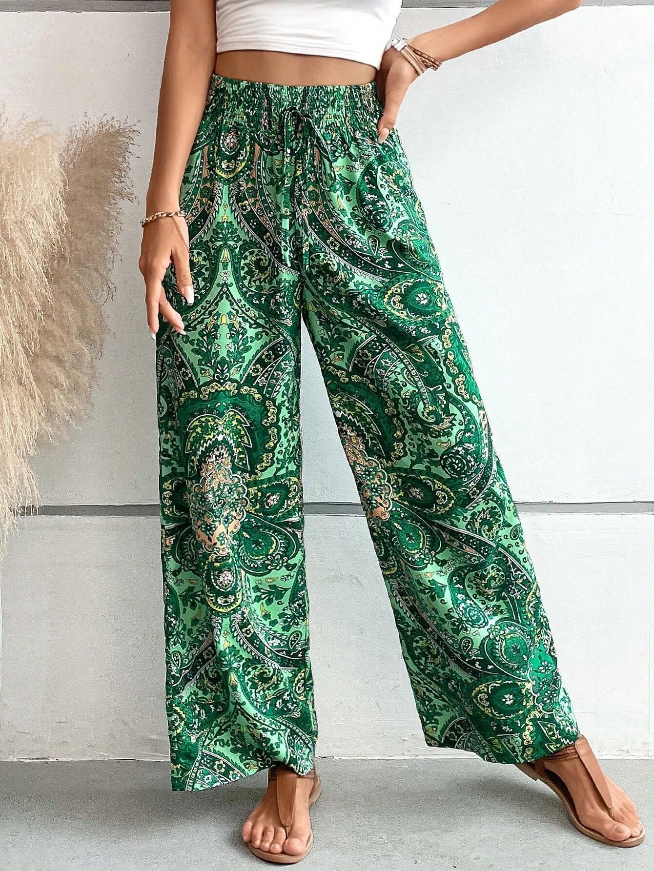 Damen Weite Palazzohose Sovae
