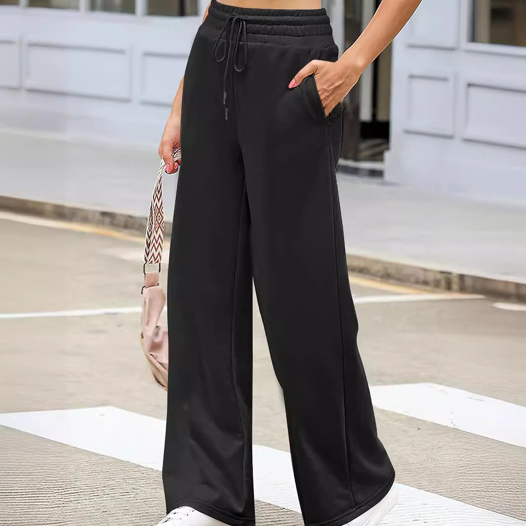 Damen weite Sporthose mit elastischem Bund Sovae