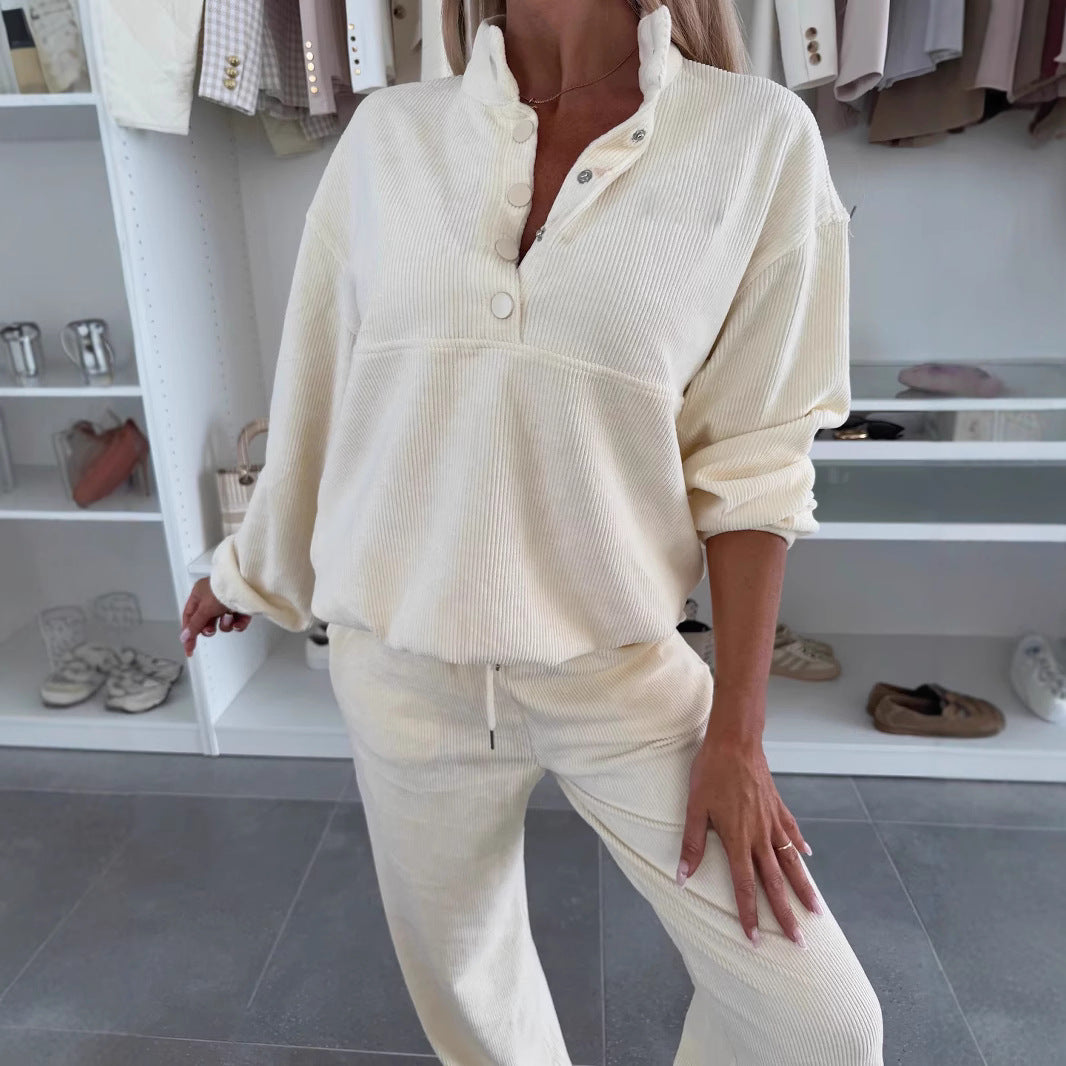 Damen Cozy Strick-Loungewear Set Sovae