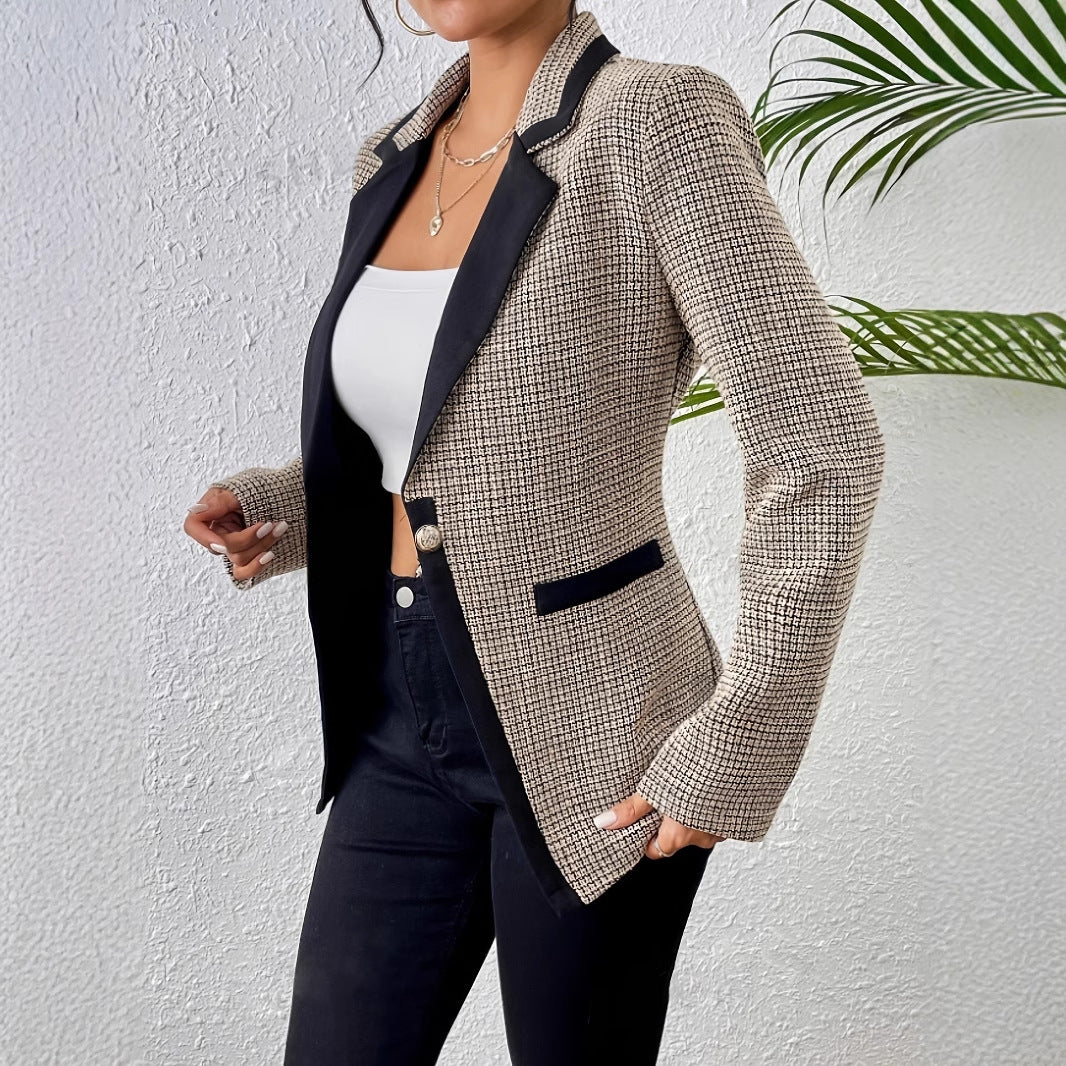 Damen klassischer Blazer mit Oversized-Schnitt Sovae