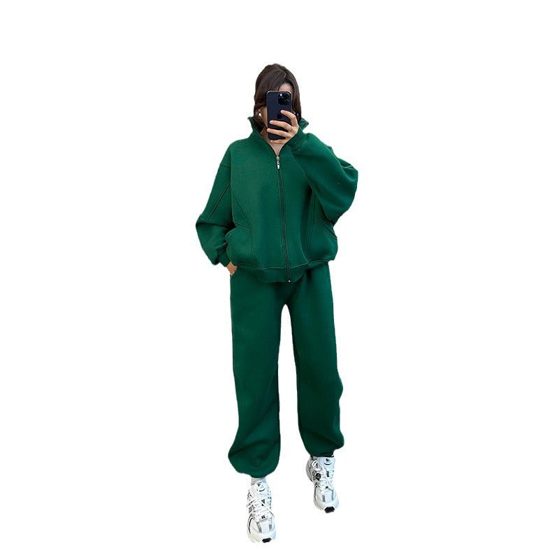 Damen lässiger Zweiteiler mit oversized Hoodie und Jogginghose Sovae