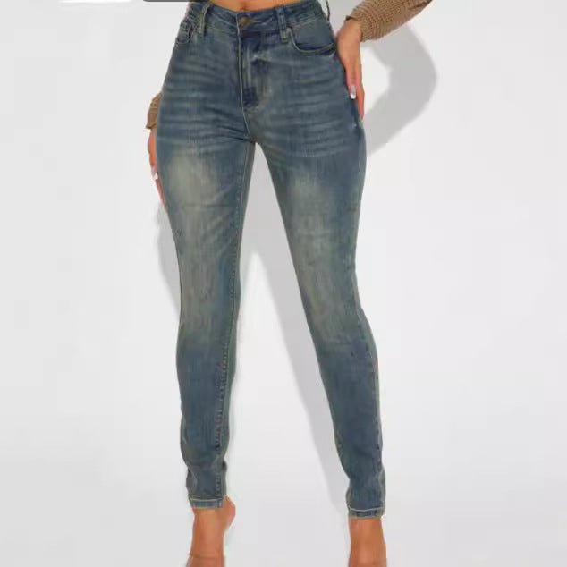 Damen Skinny Jeans Sovae