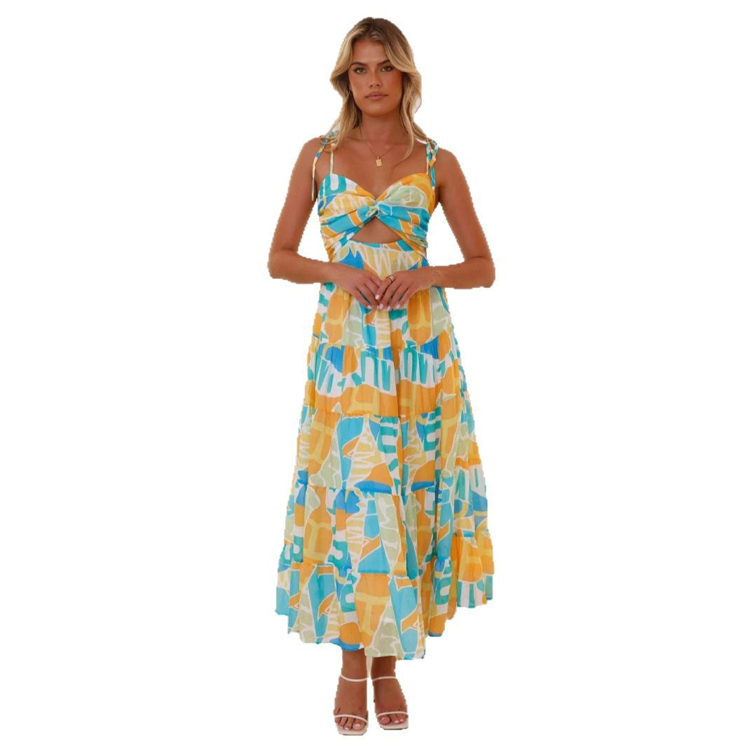 Damen Maxikleid Sovae