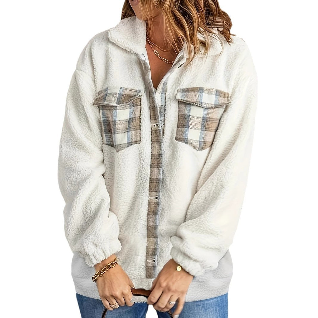 Damen Fleece-Hemdjacke Sovae