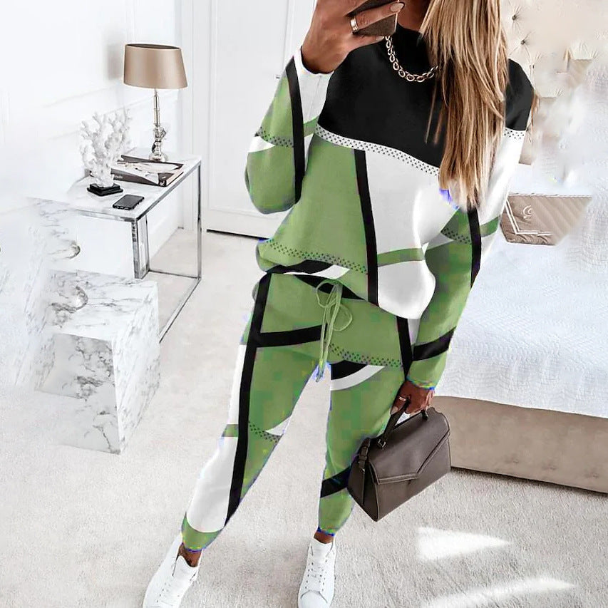Damen lässiger Sweater und Jogginghose Set Sovae