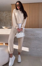 Damen lässiger und modischer Hoodie-Set Sovae