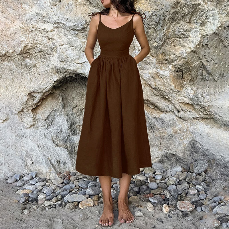 Damen Maxi-Kleid Sovae
