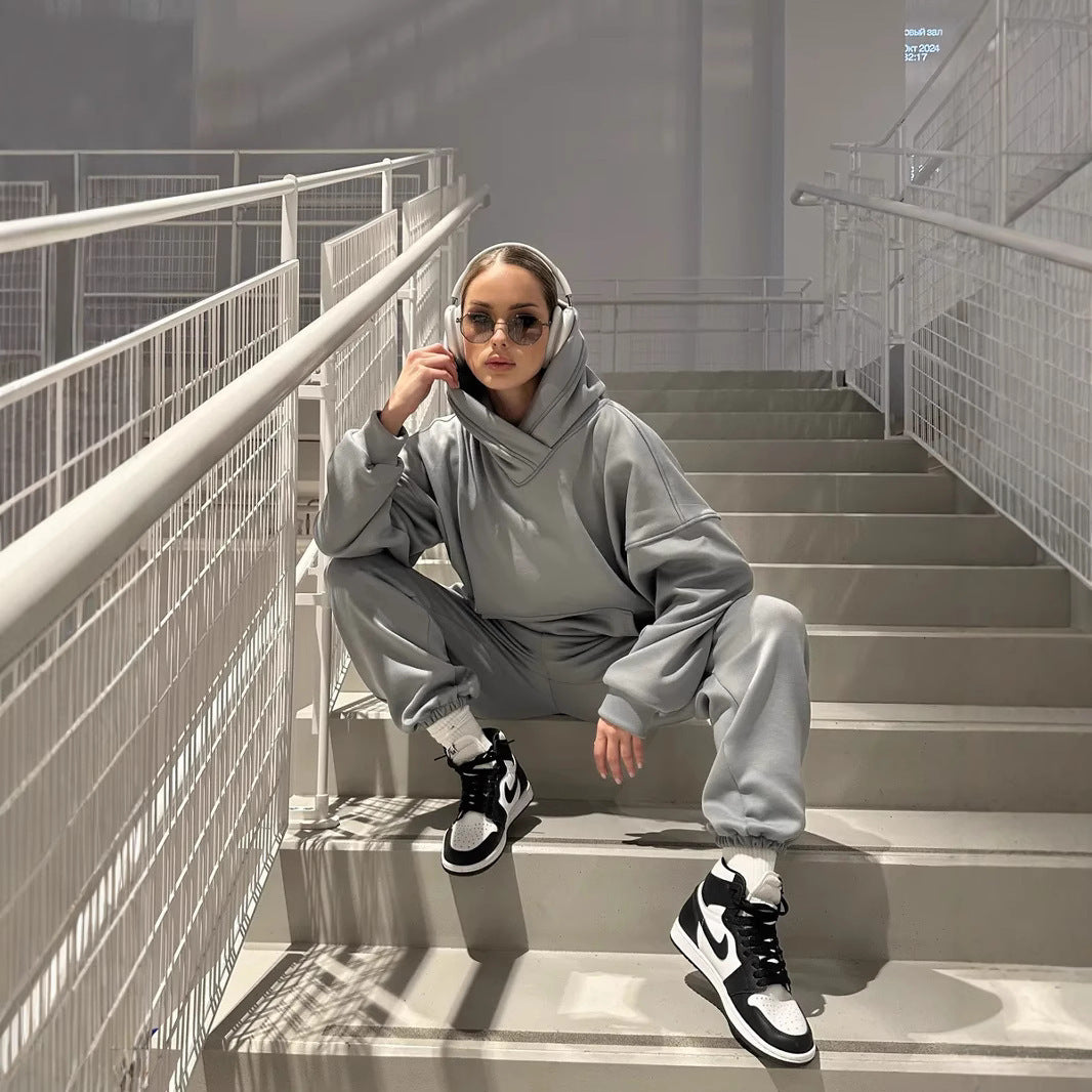 Damen Hoodies und Jogginghose Set Sovae