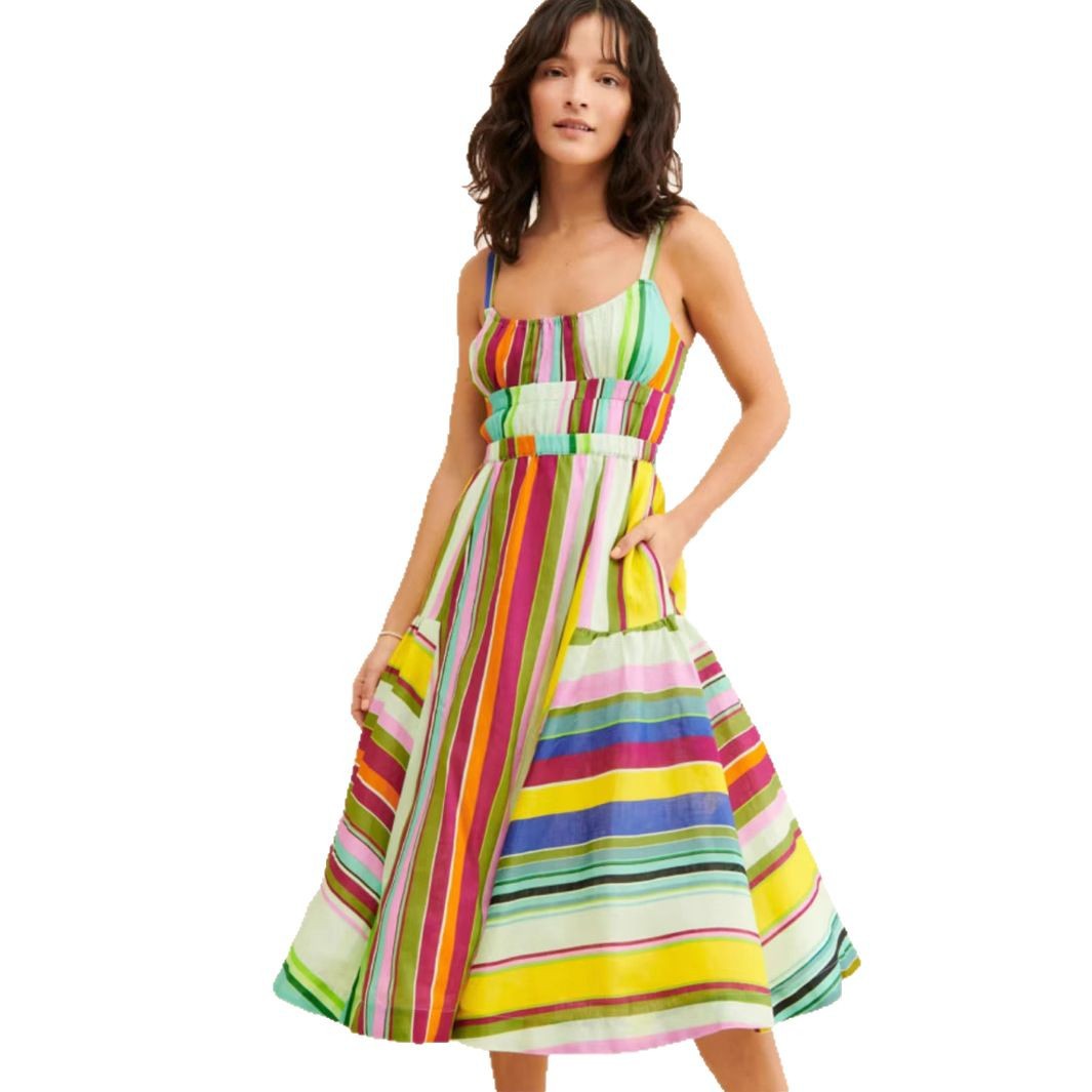 Damen Maxikleid Sovae
