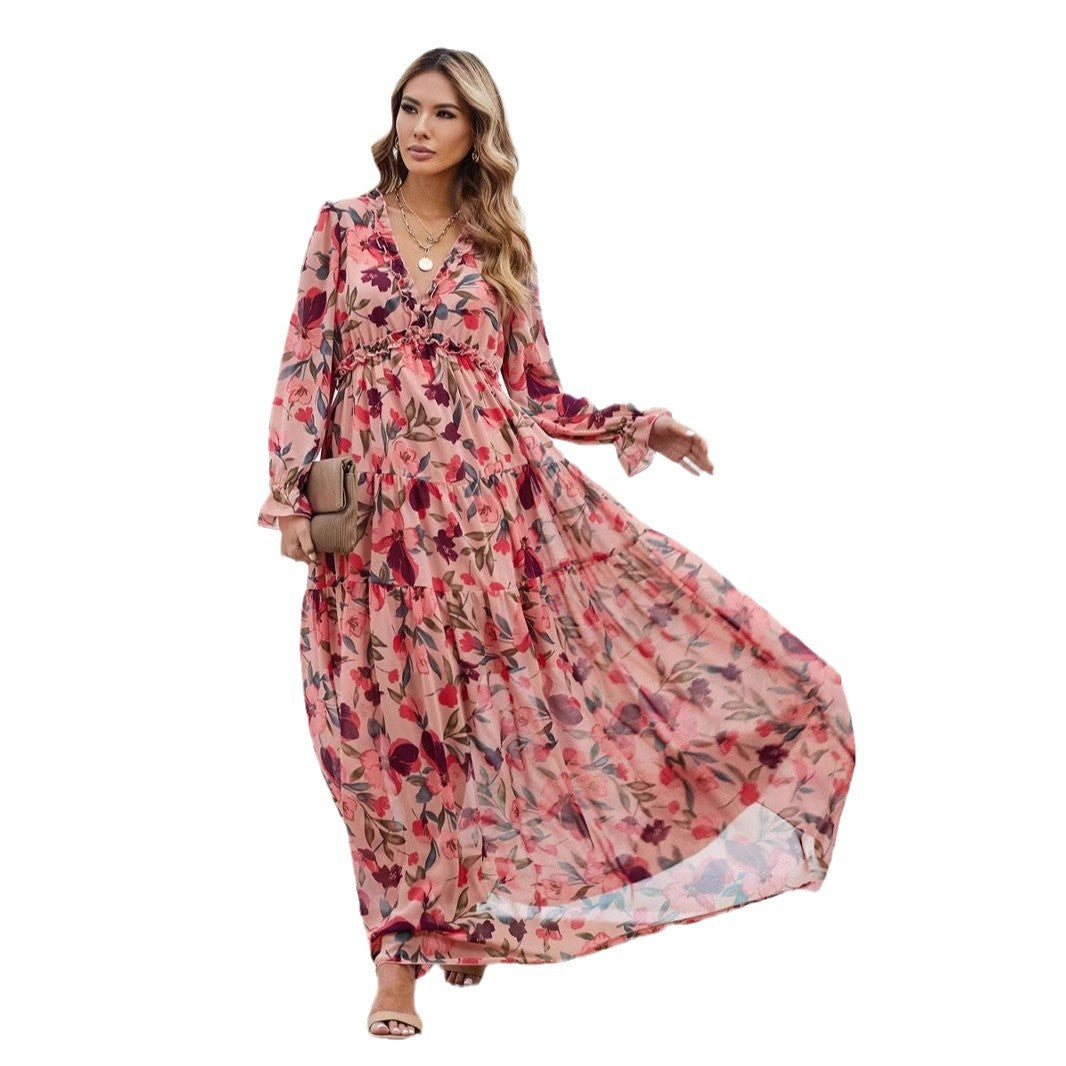 Damen Maxikleid Sovae