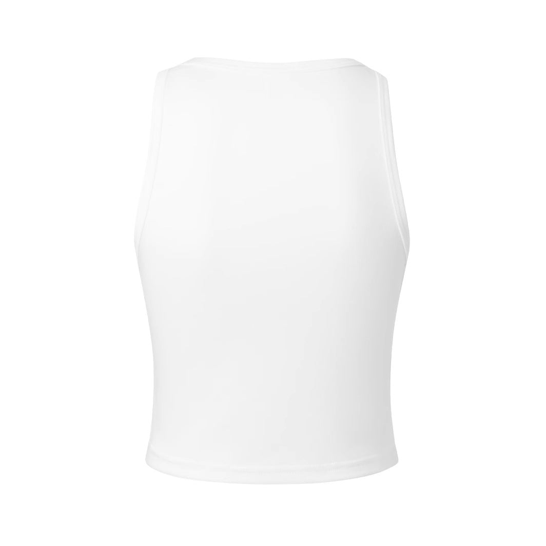 Damen Sportliches Crop-Top mit witzigem Statement Sovae