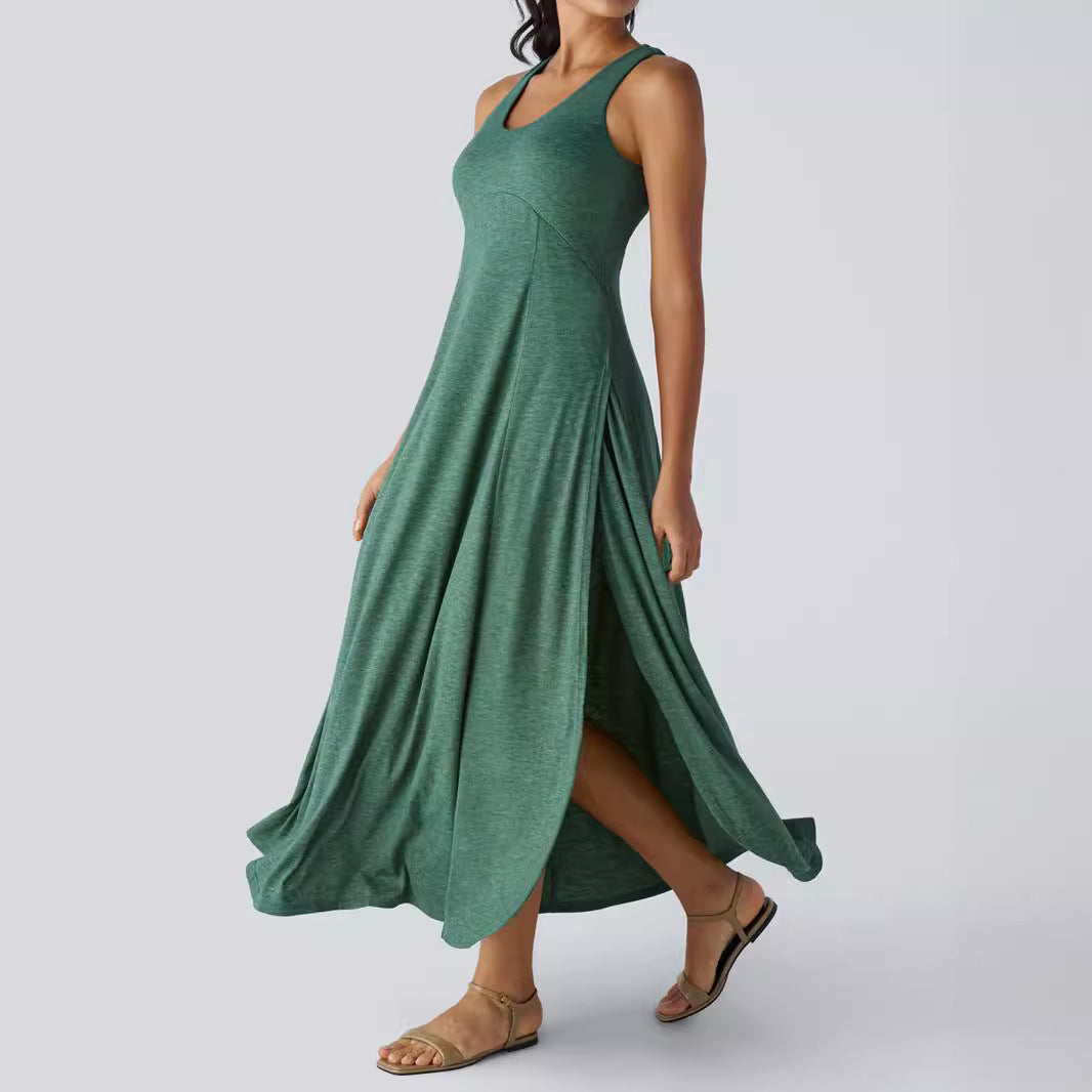 Damen Maxikleid im A-Linien-Schnitt Sovae