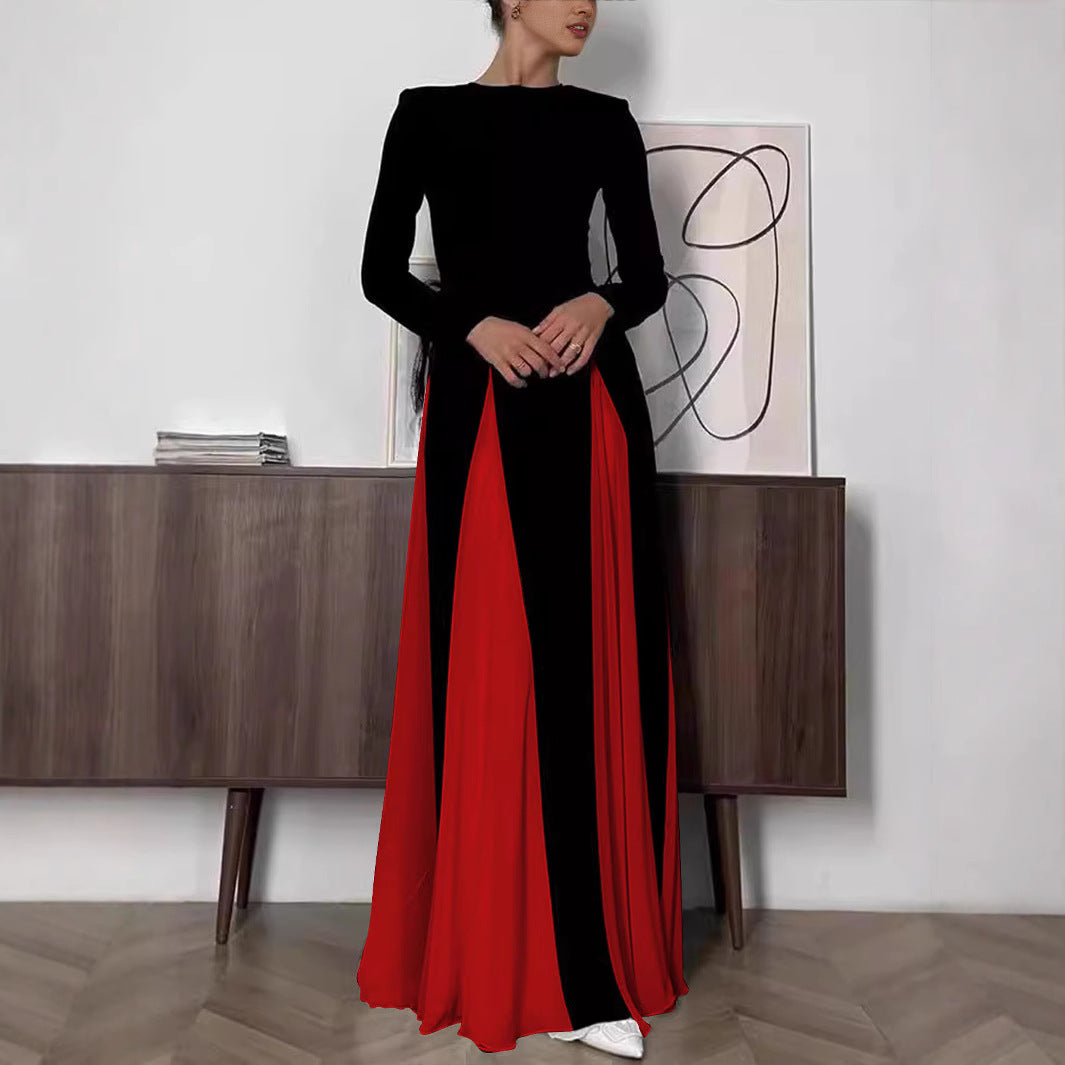 Damen Maxikleid mit strukturiertem Obermaterial Sovae