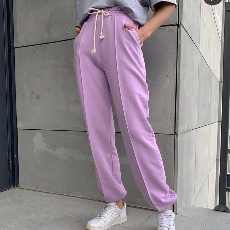 Damen Sporthose mit elastischem Bund und seitlichen Taschen Sovae