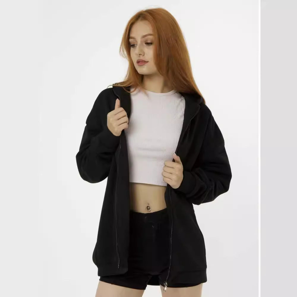 Damen oversized Kapuzenpullover mit weichem Innenfutter Sovae